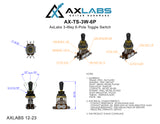 AxLabs 3-Way 6-Pole Toggle Switch - AxLabs