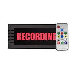 BusyBox On Air / Recording / Live Rechargeable LED Sign with Remote - Vintage Style Radio Cover - AxLabs