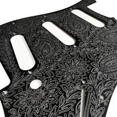 AxLabs Aluminum Etched Paisley Strat-style Pickguard - S/S/S - AxLabs