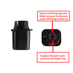 AxLabs Tele®-Style Top Hat Switch Tip with Nylon Insert - AxLabs