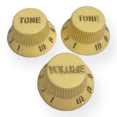 AxLabs Lefty Strat-Style Knob Set (3) - AxLabs