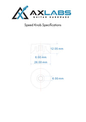 AxLabs Left-Handed Speed Knobs (Set of 2) - AxLabs
