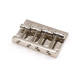 KD By AxLabs Vintage Style Bass Bridge - 5-Screw, 4-String, String-Through-Top - AxLabs