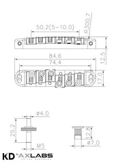 KD By AxLabs Roller Bridge For TOM Replacement - AxLabs