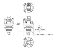 Pure Tone Mono Multi-Contact 1/4″ Output Jack - AP Intl
