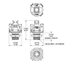 STEREO Pure Tone Multi-Contact 1/4″ Output Jack - AP Intl
