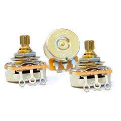 AxLabs Potentiometer Set for Strat® Style Guitars, Set of 3x 250K Pots