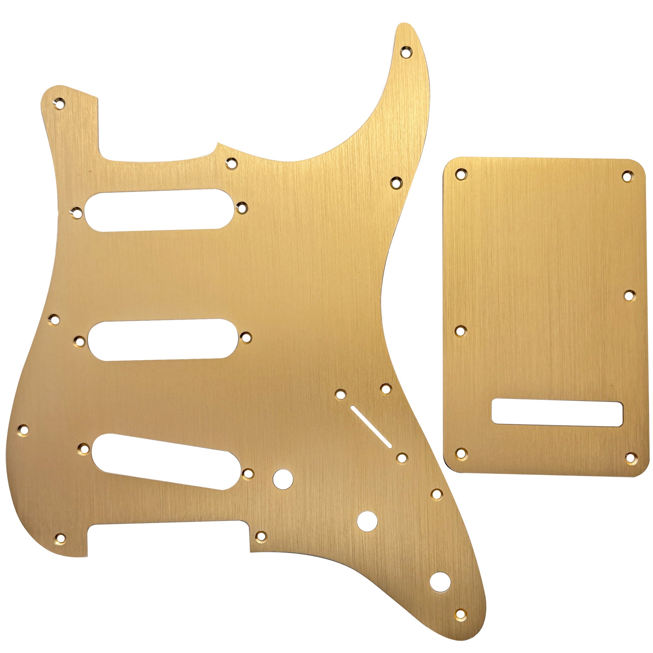 AxLabs Aluminum Blank Strat-style Pickguard & Back Plate - S/S/S - AxLabs