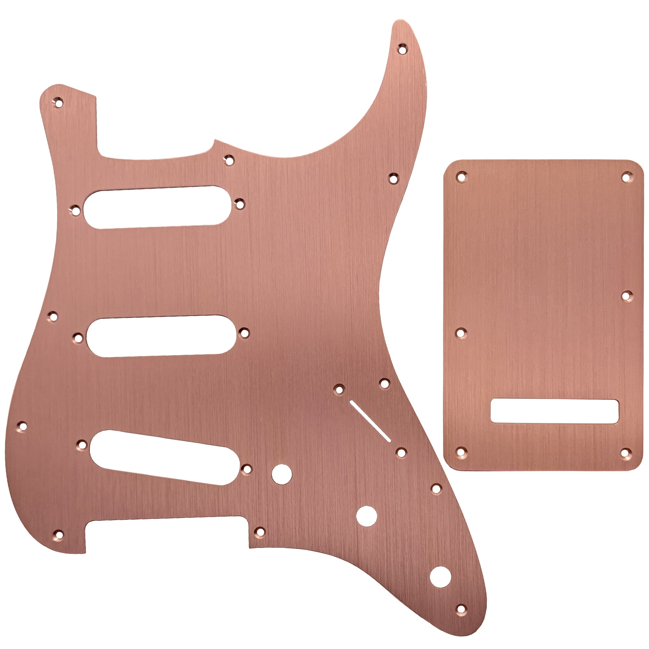 AxLabs Aluminum Blank Strat-style Pickguard & Back Plate - S/S/S - AxLabs