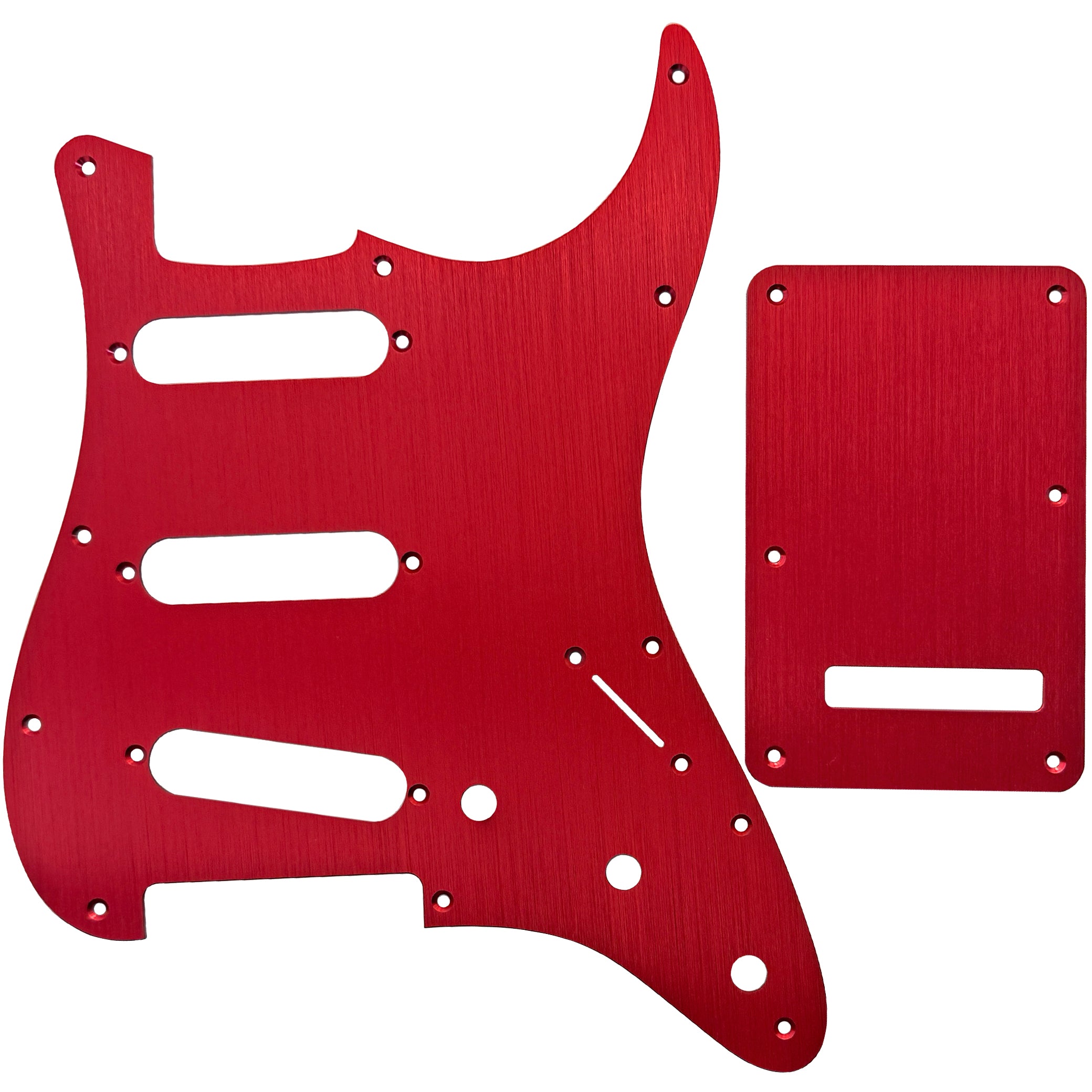 AxLabs Aluminum Blank Strat-style Pickguard & Back Plate - S/S/S - AxLabs