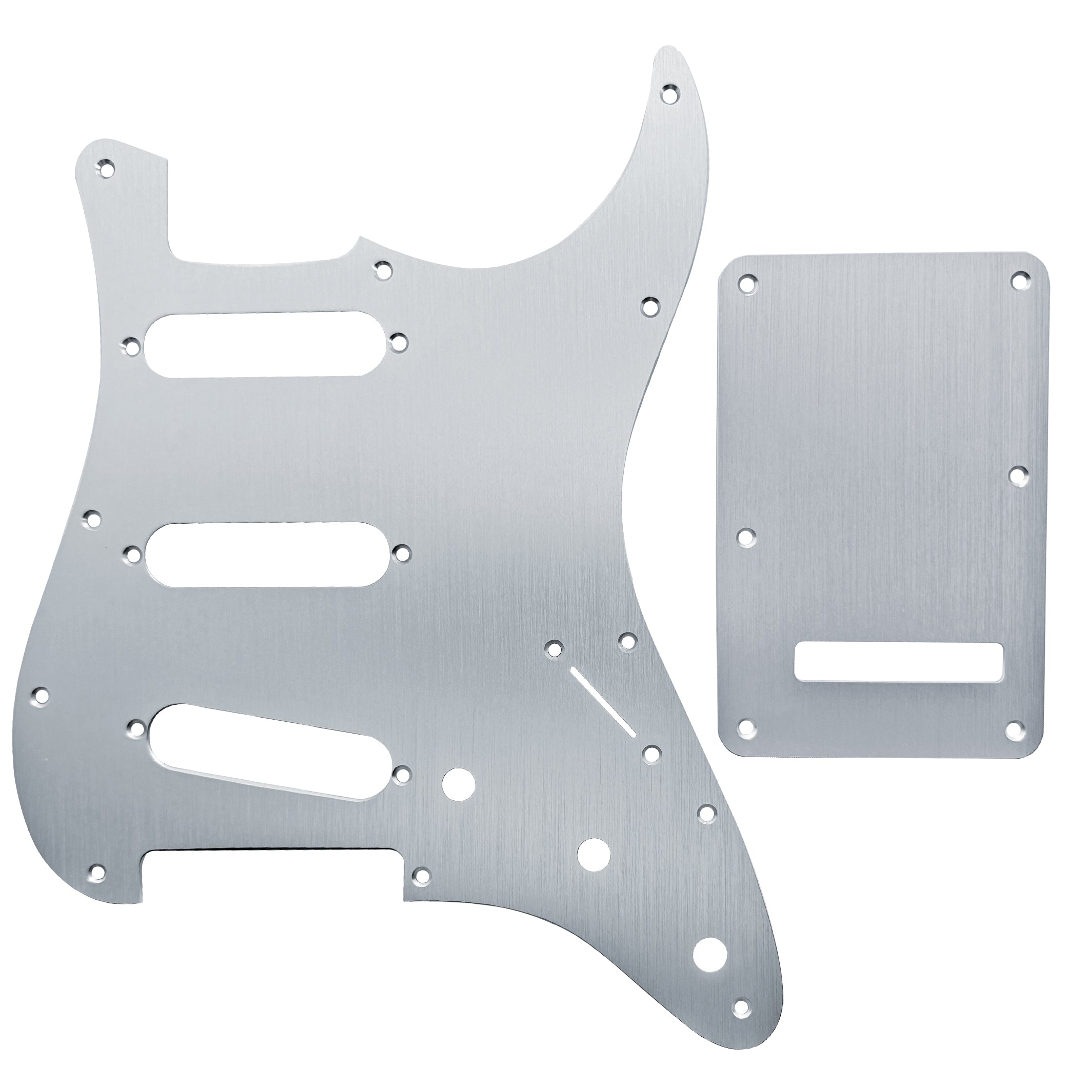 AxLabs Aluminum Blank Strat-style Pickguard & Back Plate - S/S/S - AxLabs