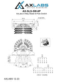 AxLabs 5-Way Blade 6-Pole Switch