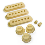 Pickup Covers, Knobs, & Switch Tips Set for Strat-Style Guitars