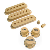 Pickup Covers, Knobs, & Switch Tips Set for Strat-Style Guitars