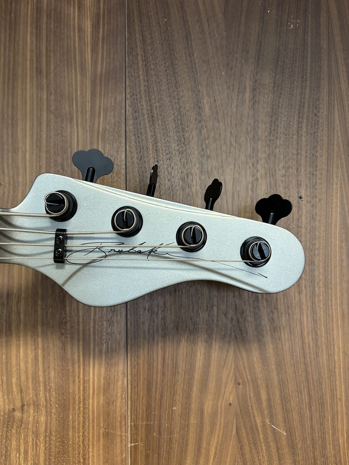 Brubaker JXB USA 4 Performance Series bass with BOB technology 2025 - Silver Steel