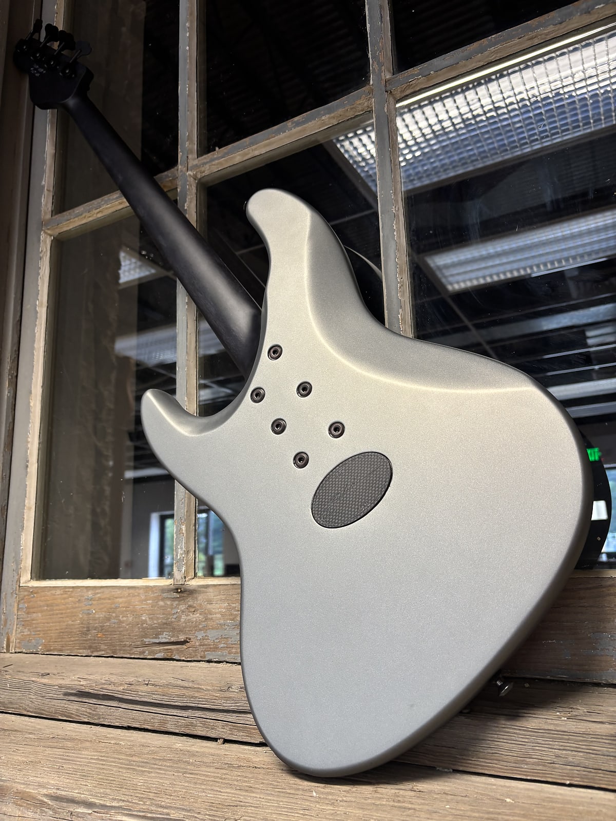 Brubaker JXB USA 4 Performance Series bass with BOB technology 2025 - Silver Steel