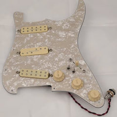 SolderX Loaded Pickguard Seymour Duncan Everything Axe Pickups, Black 3-Ply - AxLabs