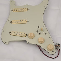 SolderX Loaded Pickguard Seymour Duncan Everything Axe Pickups, Black 3-Ply - AxLabs