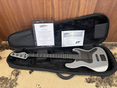Brubaker JXB USA 4 Performance Series bass with BOB technology 2025 - Silver Steel