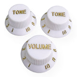 AxLabs Lefty Strat-Style Knob Set (3) - AxLabs