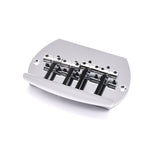 KD By AxLabs Large Round Plate 4-String Bass Bridge - String-Through-Body Or Top - AxLabs