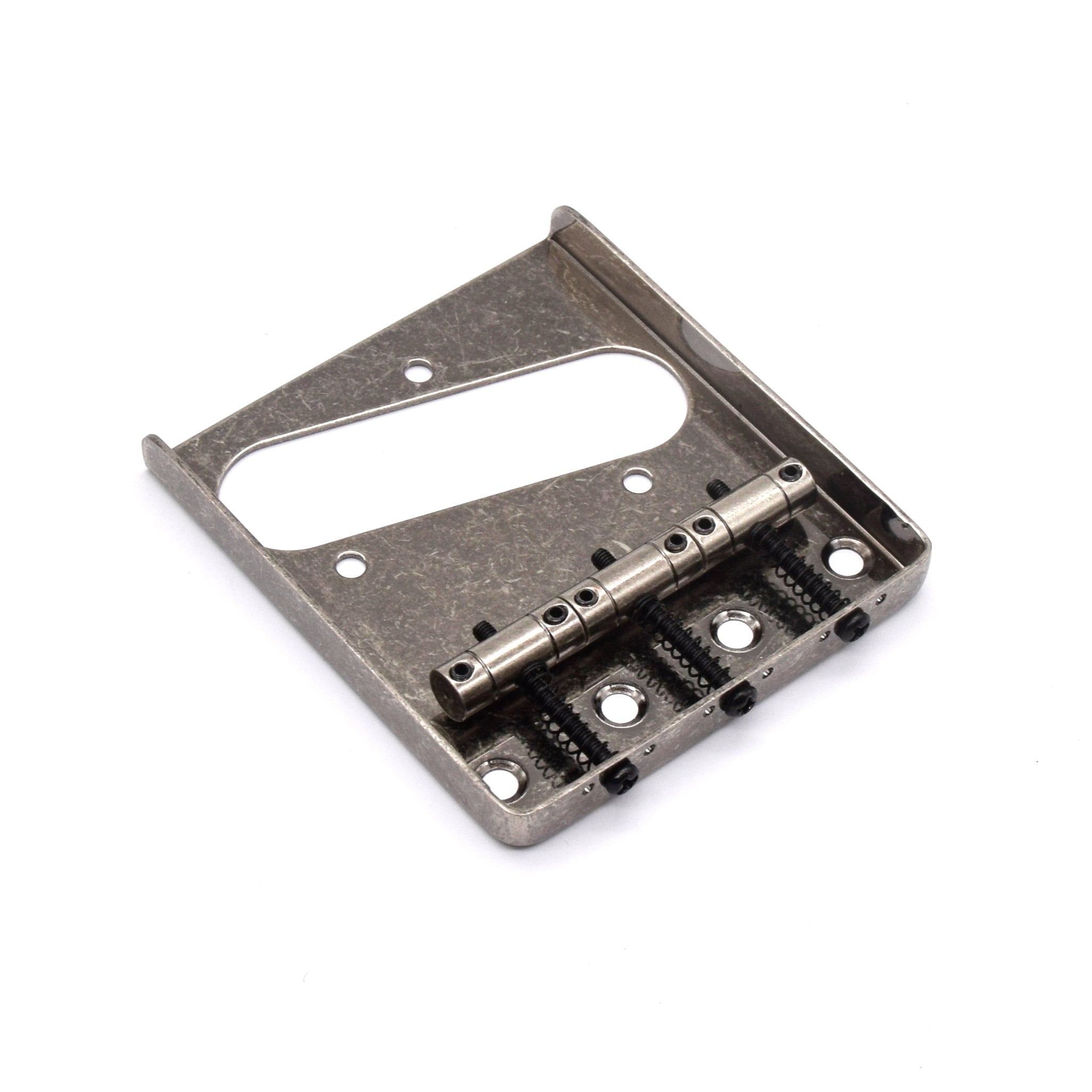 Tele Toploader Bridge KD By AxLabs Tele®-style 3-Saddle Toploader Ashtray Bridge - 4-hole Mo