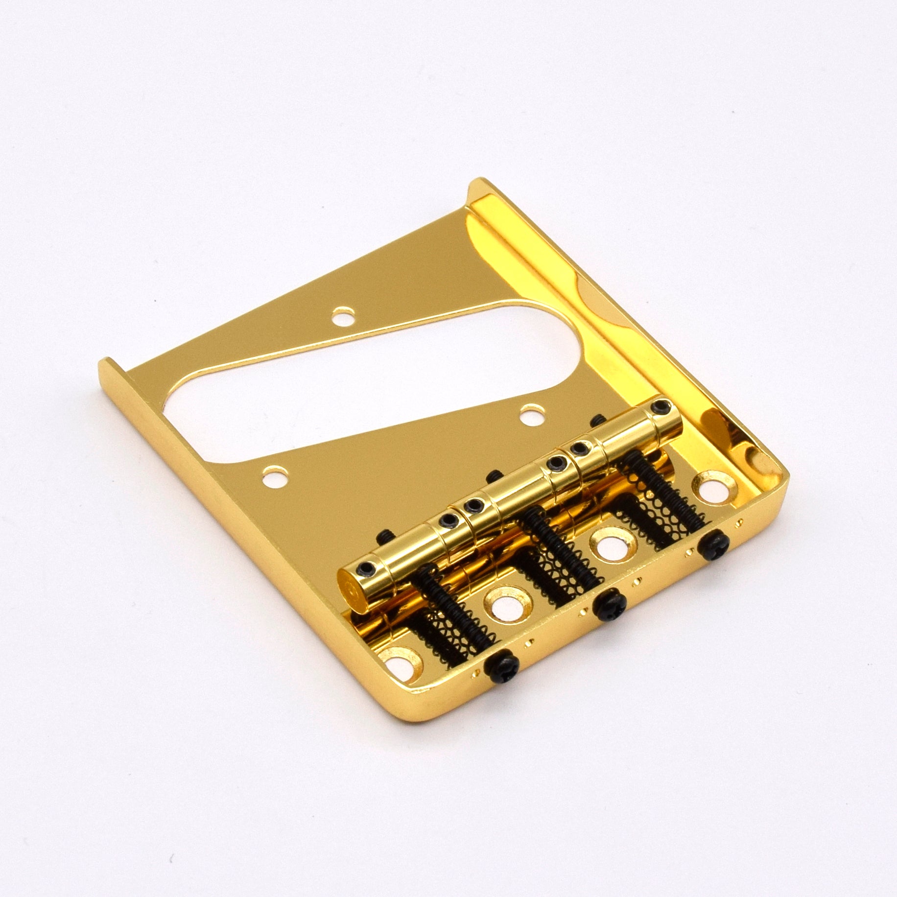 Tele Toploader Bridge KD By AxLabs Tele®-style 3-Saddle Toploader Ashtray Bridge - 4-hole Mo