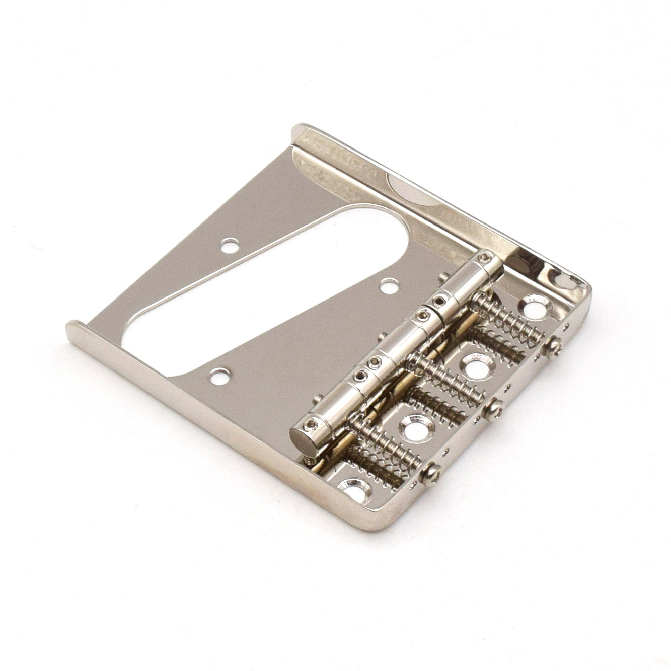 Tele Toploader Bridge KD By AxLabs Tele®-style 3-Saddle Toploader Ashtray Bridge - 4-hole Mo
