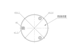 KD By AxLabs Round 3-Hole Cavity Cover LP Style - AxLabs